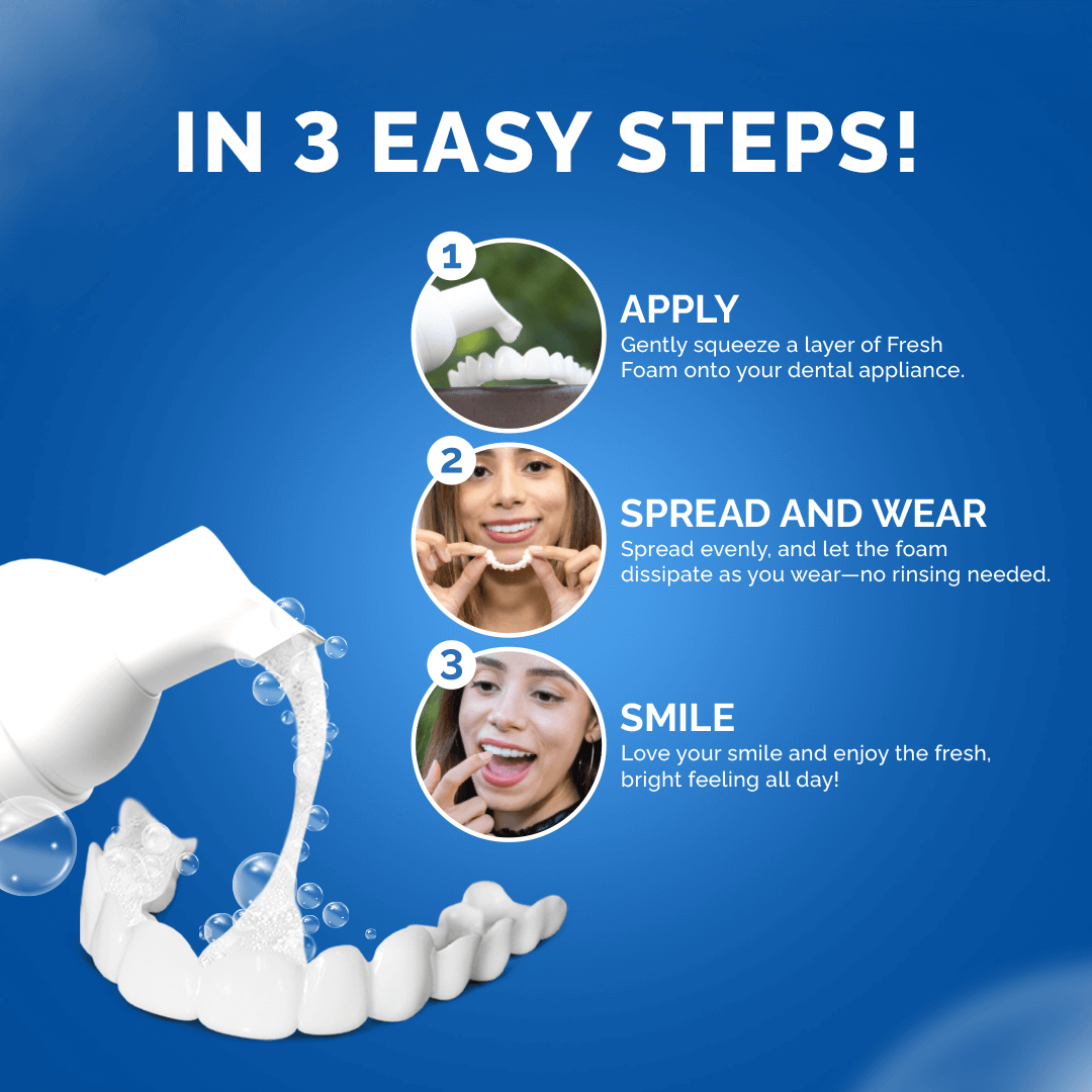 Pop On Fresh Foam | 2 Pack | Cleaner & Whitening | Save 30%