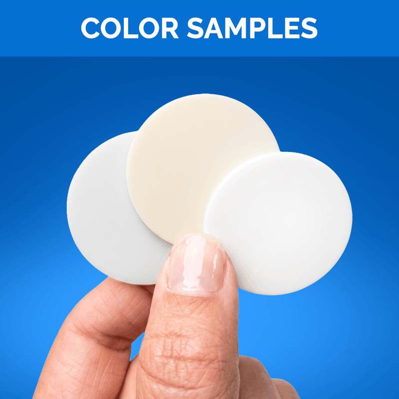 Color Samples - Hollywood White, Natural White, Mature Tan – Pop