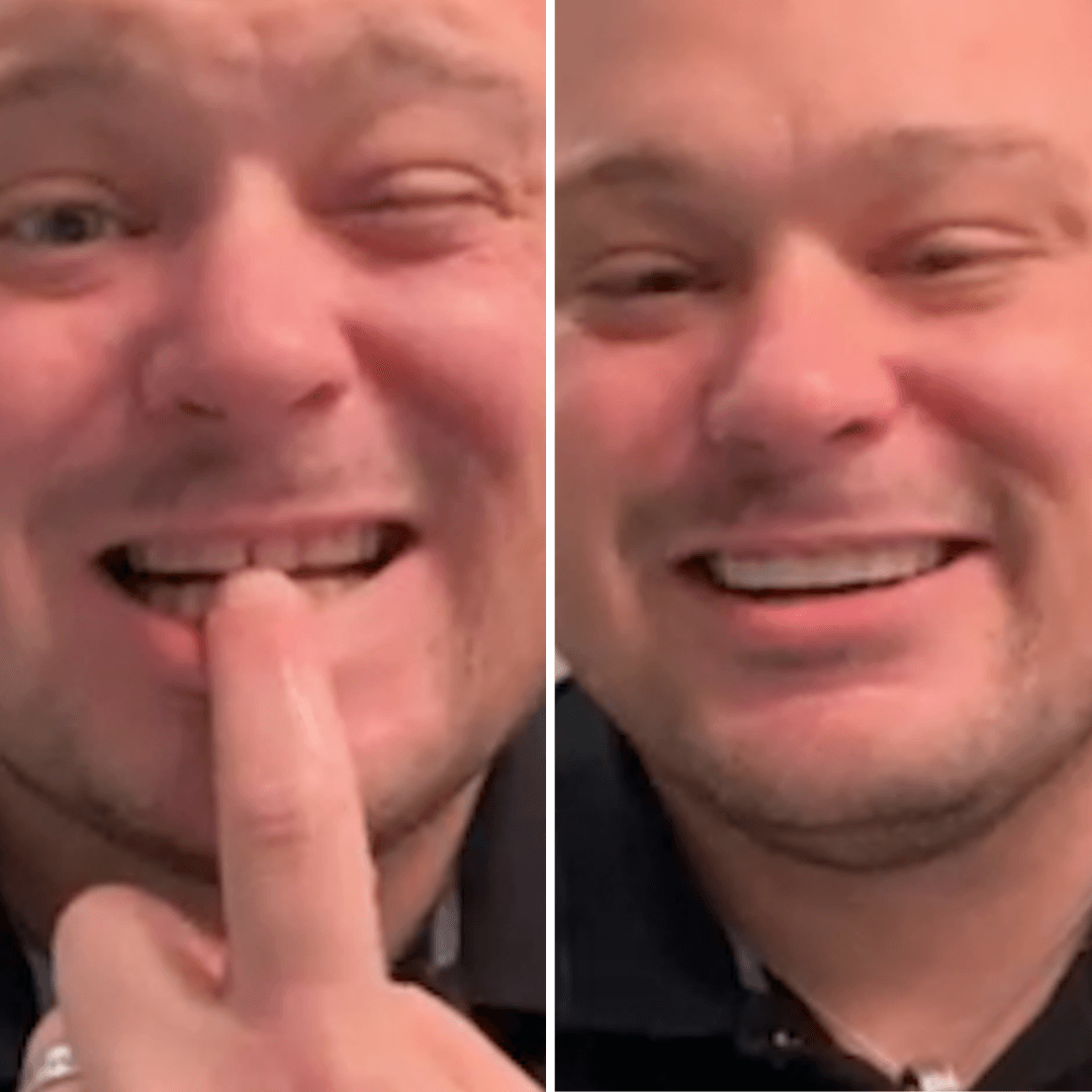 ¡Sonriendo mejilla con mejilla!