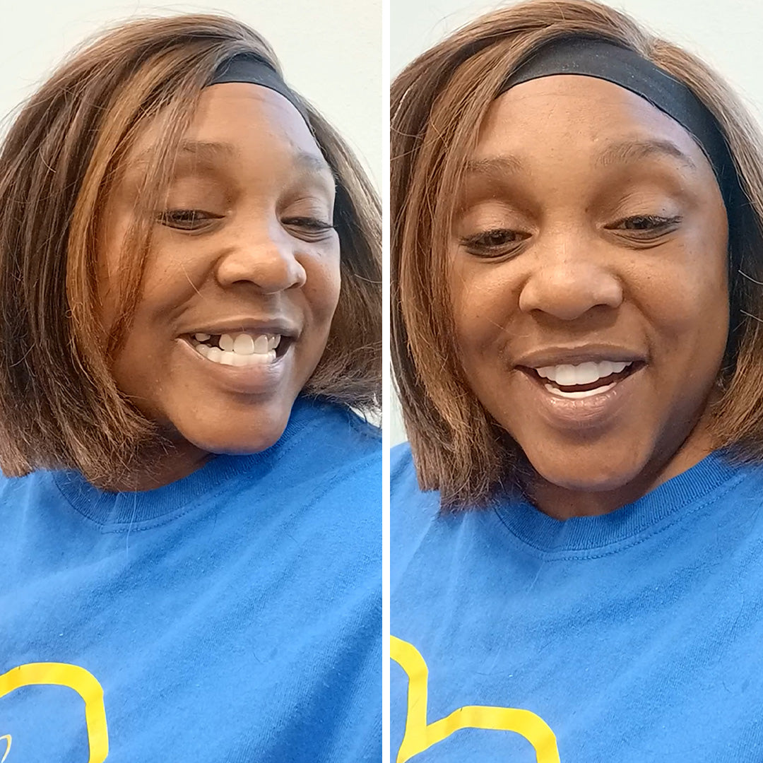 Mi sonrisa puede iluminar la habitación.