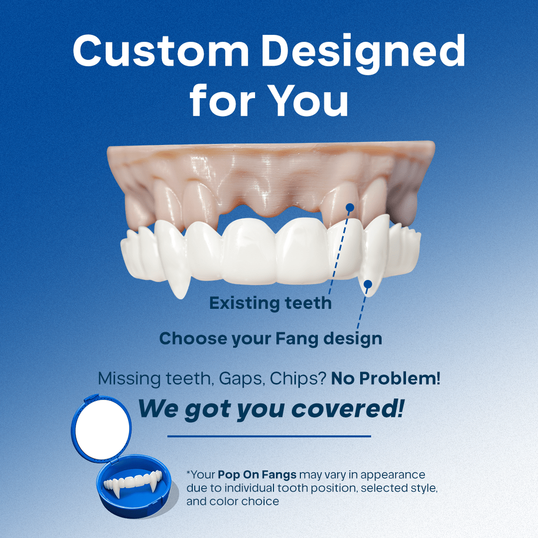 Colmillos Pop On (con kit de impresión)