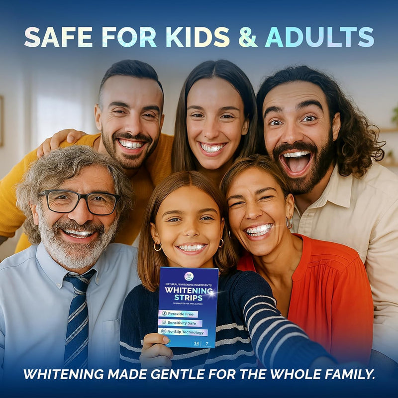 Tiras blanqueadoras Pop On para dientes y encías sensibles