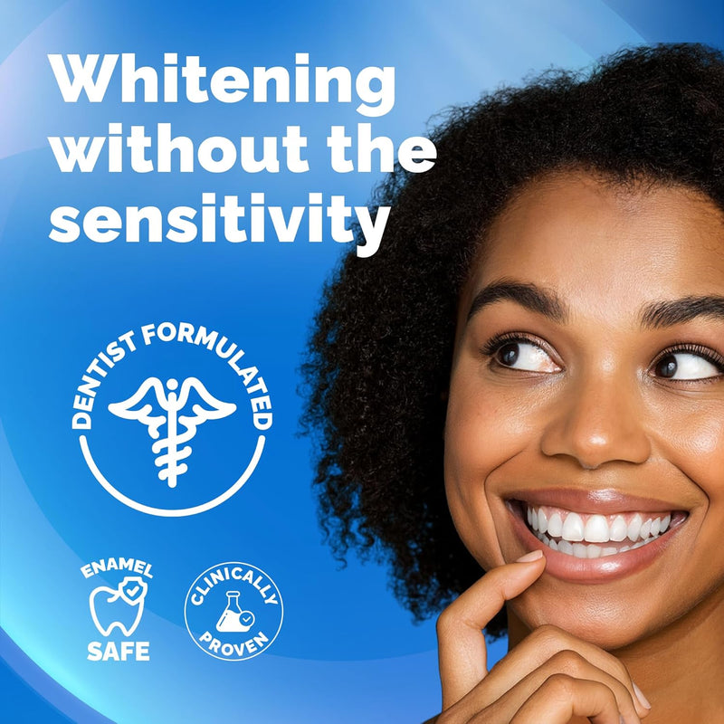 Tiras blanqueadoras Pop On para dientes y encías sensibles