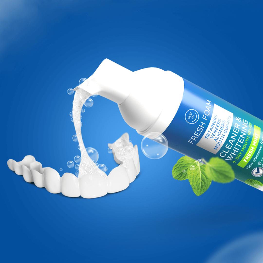 Pop On Fresh Foam |  3 Pack | Cleaner & Whitening | Save 33% + FREE Shipping