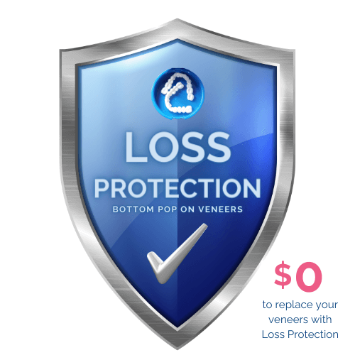 Loss Protection Veneers - Bottom Only