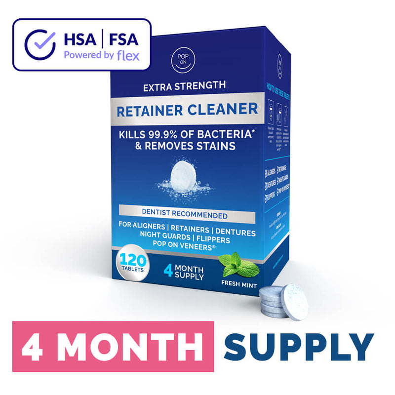 Pop On Clean Multi Pack | 120 Tablets | 4 Month Supply – Pop On Veneers