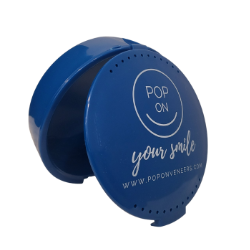 Blue Pop On Container with Mirror